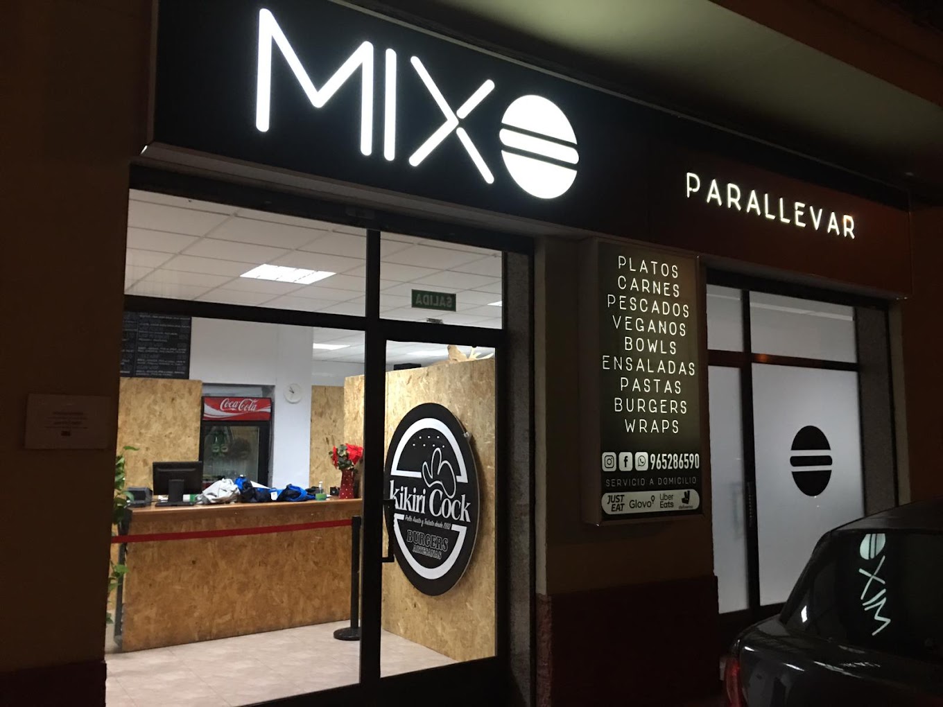local físico de mixo para llevar en alicante