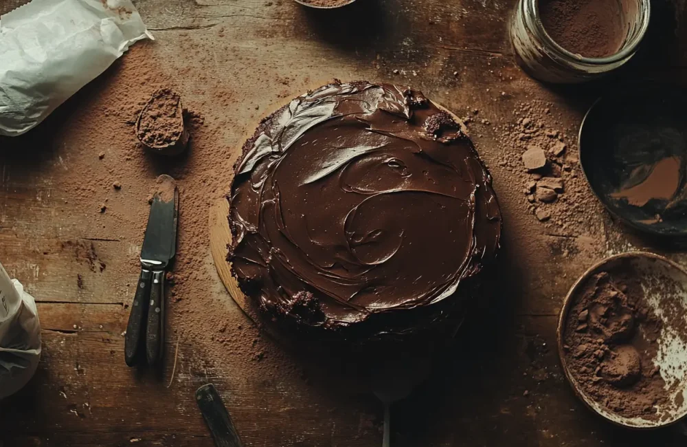 pastel de chocolate hecho en Mixo para Llevar de Alicante
